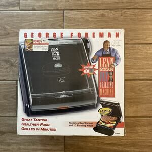 George Foreman Family Size Grilling Machine with Bun/Roll Warmer